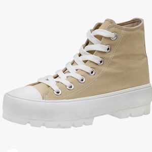 Cushionaire Vespa Natural High top sneakers size 8.5